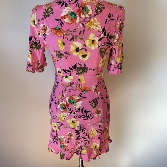 BERSHKA floral pink dress - Picture 9 of 13